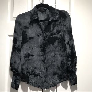 Zara Tie Dye Blouse